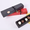 Boîtes en papier rouge noir boîte-cadeau en papier chocolat Saint-Valentin emballage de faveur de fête d'anniversaire de Noël