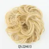 Chignon Hair Bun Hairpiece Curly Hair Scrunchie przedłużanie blondyn