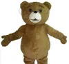 Aangepaste nieuw ontworpen beer mascotte kostuum volwassen grootte toevoegen een fan Gratis verzending