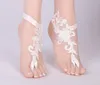 Other Bridal Accessories Wedding Bridal Anklet Lace flower Barefoot Sandals Beach foot Jewelry for bridesmaid party1494767