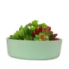 Muzhi 6.6 Inch Plant Fiber Ronde Succulente Cactus Planter Potten, Modern Design Decoratieve Tuin Succulent Container 10pcs MOQ