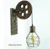 CE Loft retro lamp creative lifting pulley wall light dining room restaurant aisle corridor pub cafe wall lamp bra wall sconce