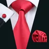 50 stilar solida färg silke män slips design uppsättning näsduk och manschettknappar Jacquard Woven grossist slipsar slips set hanky manschettknappar