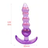 Pięć koralików zabawki seksualne analne dla mężczyzn i kobiet z przyjemnością po sądzie żeńskie urządzenie masturbacyjne wtyczka analna stymulacja punktu 1100067