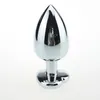 Large Size 9.5*4cm Stainless Steel Anal Plug Heart Shaped Jeweled Butt Plug Adult Sex Toys For Woman Men Erotic Sex Products