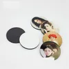 mdf fridge magnets for dye sublimation round shape wooden fridge magnet heart transfer printing diy blank printing consumables DI-006