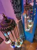 الأوروبي الرجعية الرومانسية المتوسطية غرفة المعيشة غرفة نوم شخصية الإبداعي اليدوية الزجاج التركي الطابق مصباح