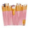 20 pièces/ensemble fard à paupières pinceaux de maquillage ensembles couleurs visage fard à paupières pinceaux de maquillage pinc￩is de maquiagem DHL livraison gratuite 5165LK