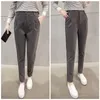 Pantaloni da donna Inverno Autunno Addensare pantaloni a matita di lana Pantaloni di flanella Pantaloni sottili Pantaloni casual da donna Capris da donna