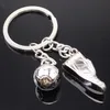 Eco-Friendly Russia World Cup Football Keychain Soccer Shoes Football Ball Metal Keychain Key Chains Ring Gift for Footbal Fans