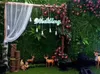 230cm / mycket silke rosor murgröna vinstockar med gröna blad för hem bröllop dekoration falskt blad DIY hängande krans konstgjorda blommor ga337