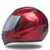 Mode dubbele lens flip-up motorfiets helm motocross full face fit voor mannen vrouwen