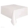 1 PC 137 * 183 cm z tworzywa sztucznego z tworzywa sztucznego jednorazowego obrus stałe kolor urodziny przyjęcia stół pokrywa prostokąt biurko ściereczka Wipe obejmuje sprzedaż