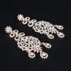 Mode Plaqué Or Cristal Collier Boucles D'oreilles De Mariée Bijoux Ensembles Pour Les Mariées Parti De Mariage Costume Accessoires Décoration