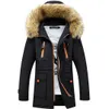 2016 Winter Jackets Mens Thickness Warm Fur Coat Slim Fit Hoodies Overcoat Casual Parka Veste Homme Jaqueta Masculina