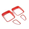 Accessories Car Rear Tail Lamp Light Cover Decoration Inner Trim Fit For Jeep Renegade 2015 2016 ABS Styling