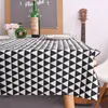 tablecloth cotton linen rural square tablecloths rectangular dinner table cover table cloth coffee table home textile black gray