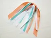 Girl cheerleaders cheered hair accessories fascinator headband Ponytail Streamers various color korker ponytail holder hair bows PD001