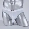 Soie hommes Boxer Shorts Tube trou sous-vêtements hommes culottes Sexy hommes caleçons Gay Boxershorts éléphant sous-vêtements Slip marque