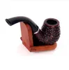 New creative wheat ear cut tobacco pipe anti slip heat-resistant engraving resin bending tobacco pipe