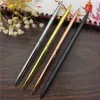 Metal Ballpoint Pen Black Ink Slim Ball Pen el Bank Pen For Business Writing Office School Supplies WJ0207033151