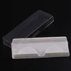 Packing box for eyelash blank eyelashes plastic packaging transparent lid white tray wholes 100 setslot1983768