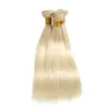 Wholesale 613 1B/613 Straight Body Wave Blonde Human Hair Bundles Peruvian Brazilian Malaysian Virgin Blonde Hair Weaves Free Shipping