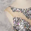 Bling bling shinning kralen prom dresses 2018 champagne zeemeermin avondjurken vloer lengte sexy backless formele feestjurk op maat gemaakt