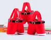 Christmas Santa Pants Large Handbag Boys and Girls Gift Decor Cheer Xmas Wine Bags Wedding Candy Bag