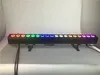 4 adet DJ yüksek parlaklık led yıkama duvar 18 * 18 W 6 in 1 rgbwa uvmixer kapalı led bar duvar yıkama sahne işık