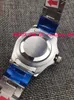 럭셔리 시계 레인보우 다이아몬드 116695SATS 새로운 검은 색 다이얼 스테인리스 스틸 팔찌 자동 운동 패션 맨 시계 손목 시계