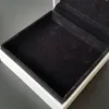 Fabrikgroßhandel Weiße Schmuckverpackung Originalboxen für Pandora-Armband Schwarzer Samt Original-Halsketten Ohrringe Display Schmuckschatulle