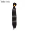 8A Indian Straight Virgin Hair Weave 1 Bundel 8-28 Inch Onverwerkte Remy 100% Menselijk Haar Weaving Extensions Natural Black 1B Wholesale