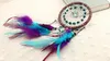 Antique Imitation Dreamcatcher Gift checking Dream Catcher Net With natural stone Feathers Wall Hanging Decoration Ornament GA461