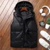 Jesień Zima Mężczyźni Coat Ciepła Kurtka Bez Rękawów Dorywczo Mężczyźni Kamizelka Kamizelka Waistcoat Ultra Light Down Vest 163