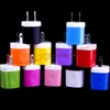 Wall charger 5V 1000mah 1A EU US power adapter for iphone 5 6 7 plus for samsung blackberry htc mobile phone gps mp3