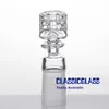 Diamond Knot Quartz smoke domeless Nail Unghie efficienti SleekElegant 10mm 14mm 18mm Clear Frosted bangers