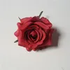 50st Höstrosa Head Konstgjorda Blommor Heminredning Realistiska Simulering Silk Blommor För Bröllop Tillbehör Rose Tracery Wall