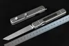 DHL Fast Shipped Ball Bearing Folding Knife D2 Satin Tanto Blade TC4 Titanium Alloy + Carbon Fiber Handle EDC Pocket Knives Gi
