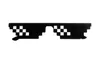 Popular Mosaic Glasses Pixelated Sunglasses fashion toys Women Men Thug Life Party Eyeglasses Vintage Sun Glasses