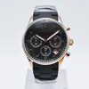 In vendita 36 / 40mm cronografo rivestito in gomma striscia di quarzo moda uomo orologi casual giorno data donne designer orologio regalo amanti orologio da polso