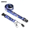 Fashion Starry Night Lanyard för ID-märke Kort Pass Gym Mobiltelefonhållare Häng rep