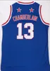 Harlem globetrotters Stitched 13 Chamberlain borduurtruien Jersey SHIRTS hele sport basketbal snelheid