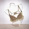 Hot Hot!! Good Quality High Level Clear Half Body Mannequin Transparent Lingerie Model On Display