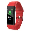 Ekran wyświetlacza kolorów ID115 Plus Smart Wristband Tętna Monitor Tętna Bransoletka Bransoletka Krokomierz Fitness Tracker Bransoletka do IOS Android