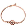 Parla 100 lingue ti amo bracciale in argento sterling bracciale in oro rosa dispositivo di confessione creativa