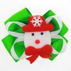 Associazioni di Natale per ragazze Babbowerbows Snow Man Wows per abiti da abbinamento per le vacanze per bambini Capelli di Natale Wear1446730