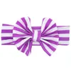Stripe Butterfly Bowtie Baby Headband Hair Band Headwear Mode Tillbehör till Baby Kids Present Drop Shipping