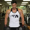 Erkek Tankı Tops Erkek Fanila Spor Giyim Patchwork Spor Salonları Vücut Geliştirme Erkekler Fitness Egzersiz Giyim Yelek Kolsuz Gömlek