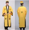 Chinese Oude Taoïstische Cosplay Prestaties Zombie Kostuum Maoshan Taoist Kostuum Chinese Priest Kostuum Halloween Kostuums Mannen